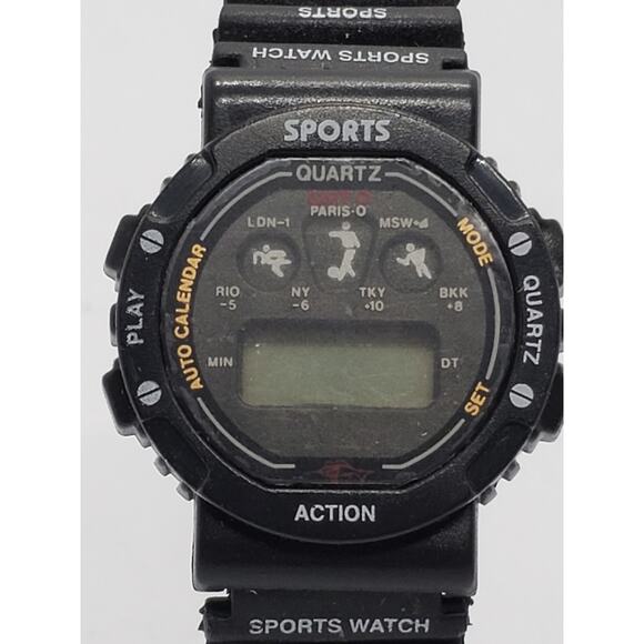 Men's digital sports watch